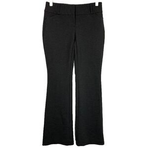Alfani Heathered Black Bootcut Dress Pants Petite 0 0P